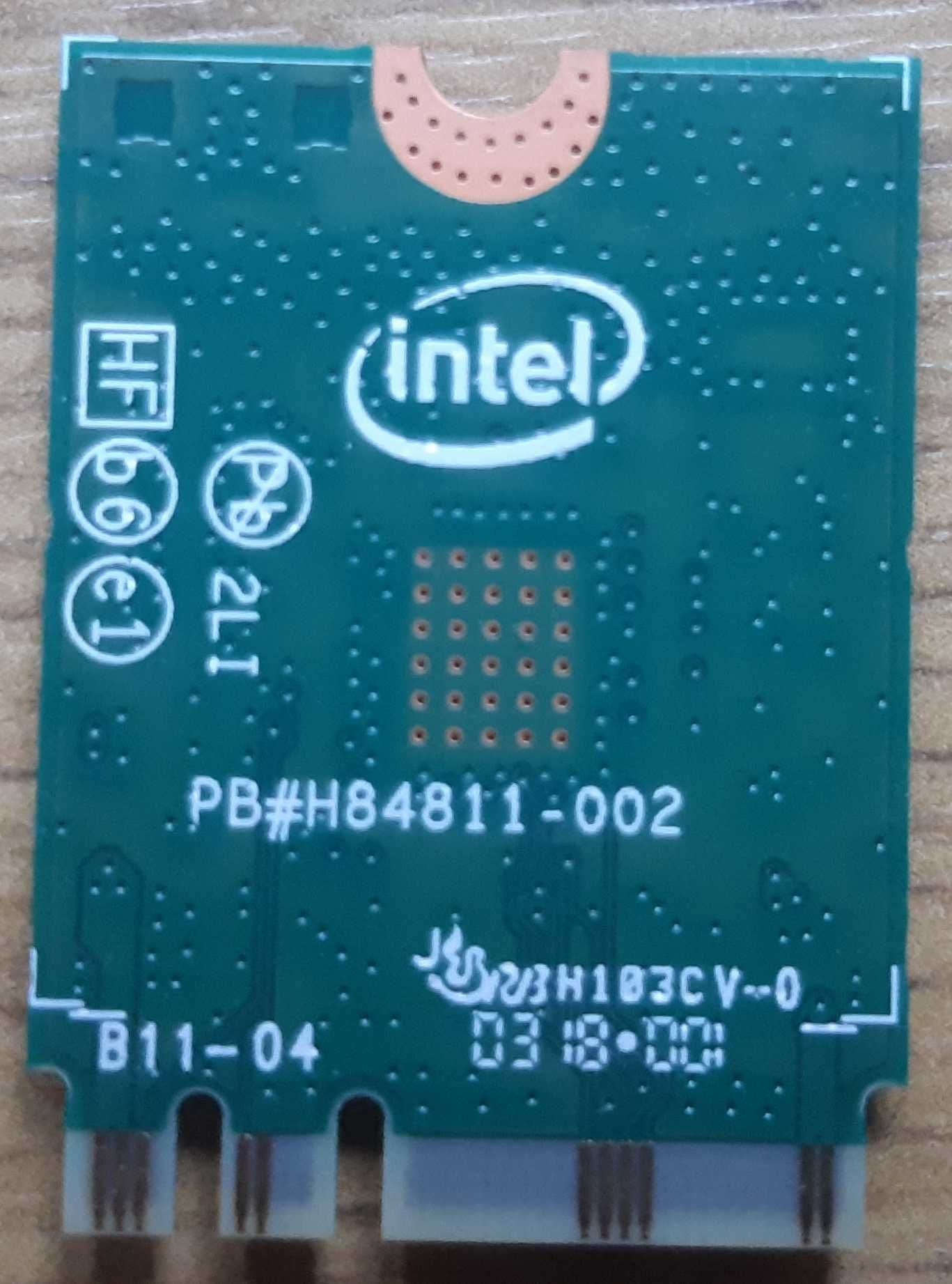 karta sieciowa (wifi+bluetooth) M.2 Intel 3168NGW (01AX706)