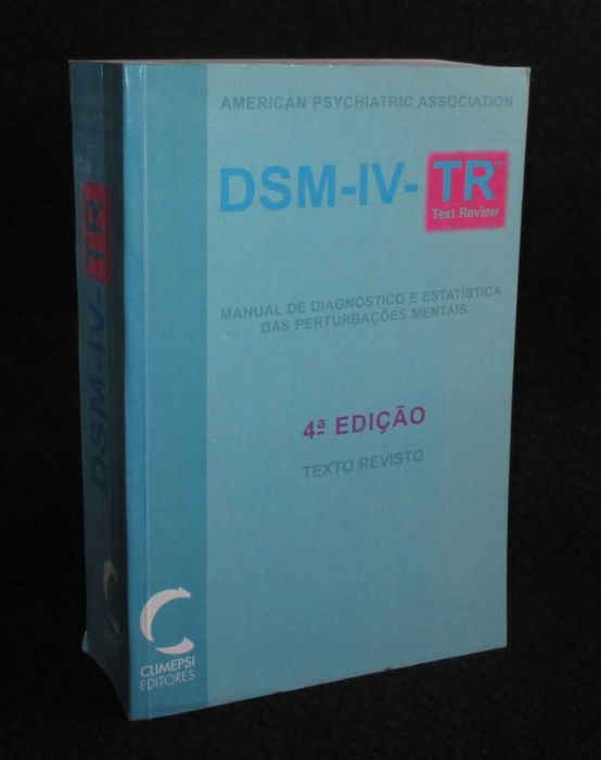 Livro DSM-IV-TR Manual de Diagnóstico Estatística Perturbações Mentais