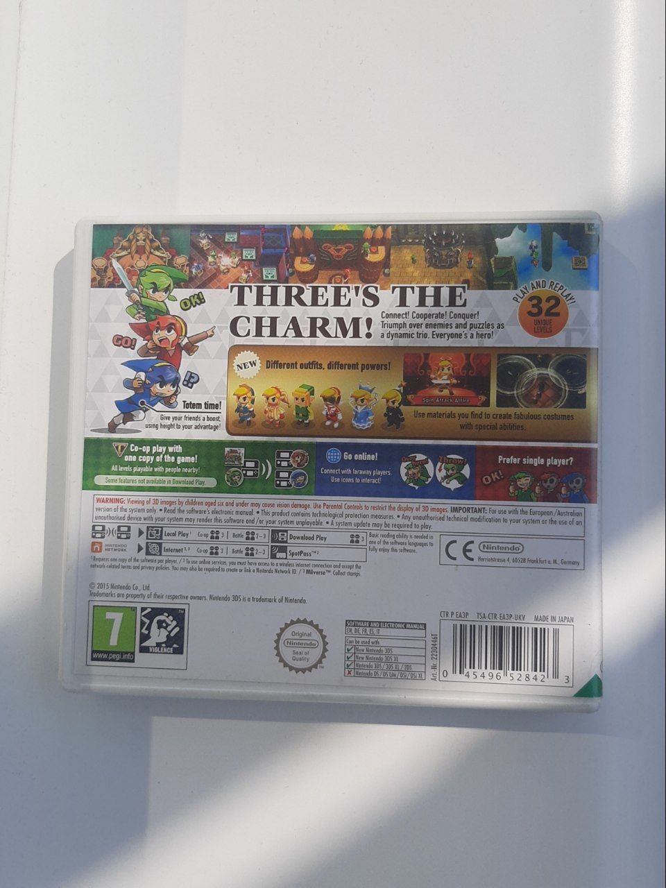Нінтендо Зельда 3дс Nintendo 3DS The Legend of Zelda Tri Force Heroes