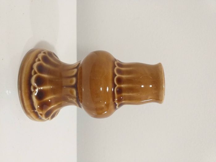 Porcelitowy świecznik, prl, retro