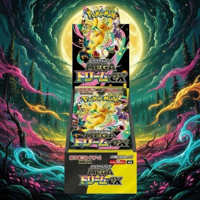 Mega Dream ex Booster Box Selado Pokémon Japanese Mega