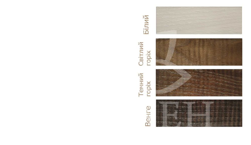 Просте двоспальне ліжко з дерева Ясен