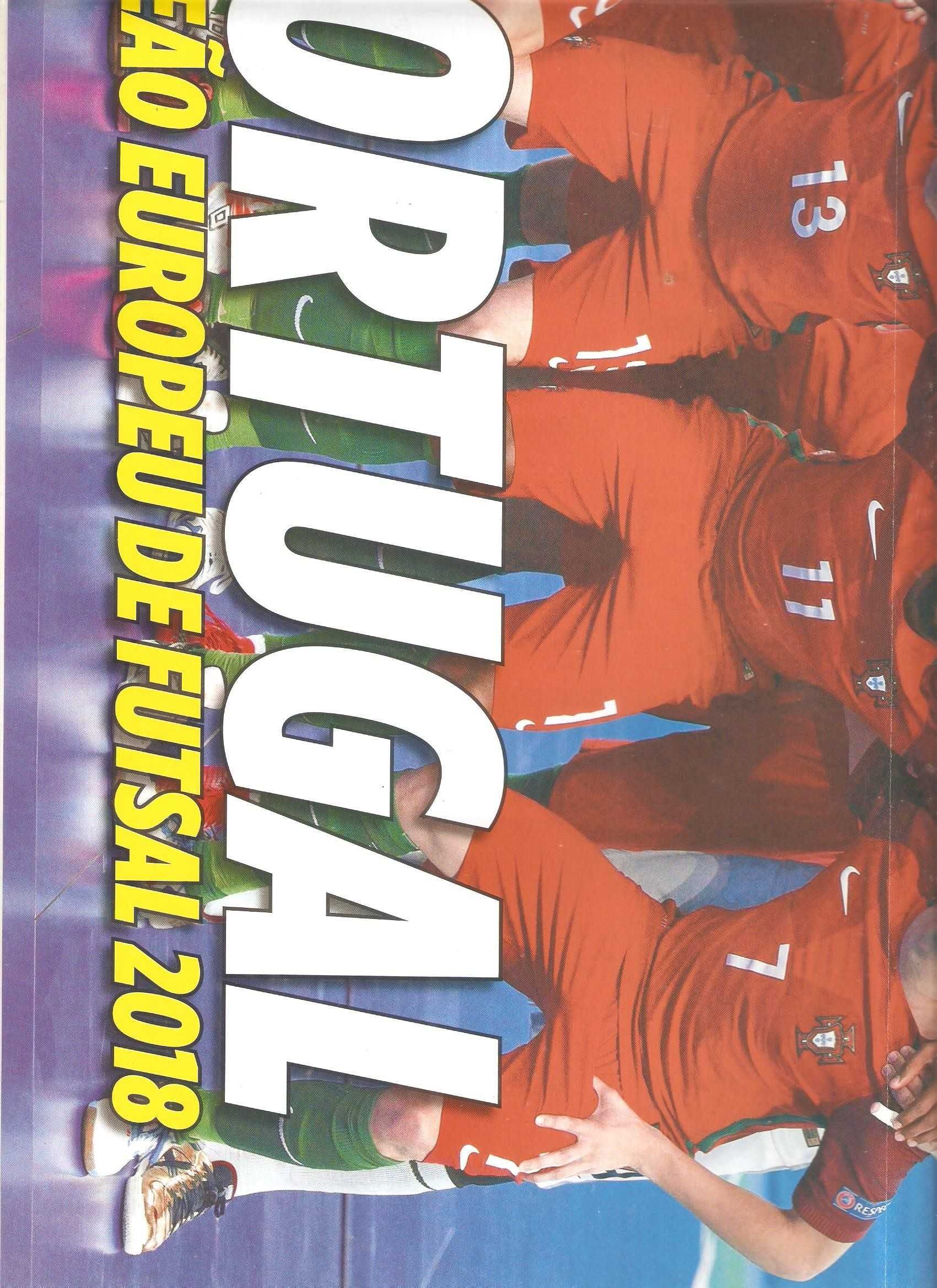 poster Portugal campeão euro 2018 em futsal
