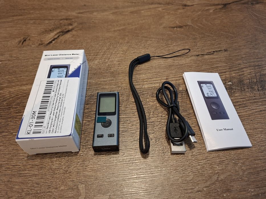 Mini dalmierz laserowy Nohawk KL01 30m, USB, kompaktowy, nowy