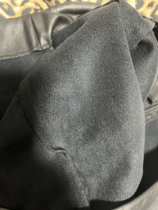 Шкіряна спідниця довга