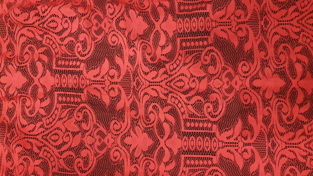 Sukienka H&M malinowa czarna koronkowa M 38 L 40
