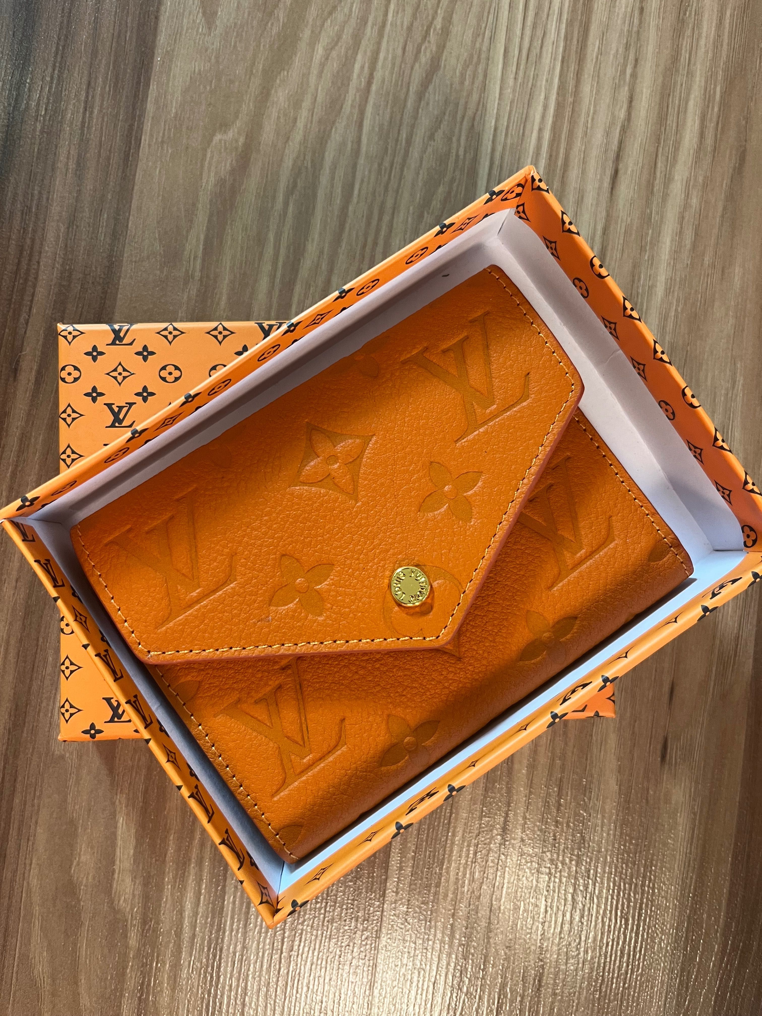 LV Louis Vuitton portfel skóra bydlęca
