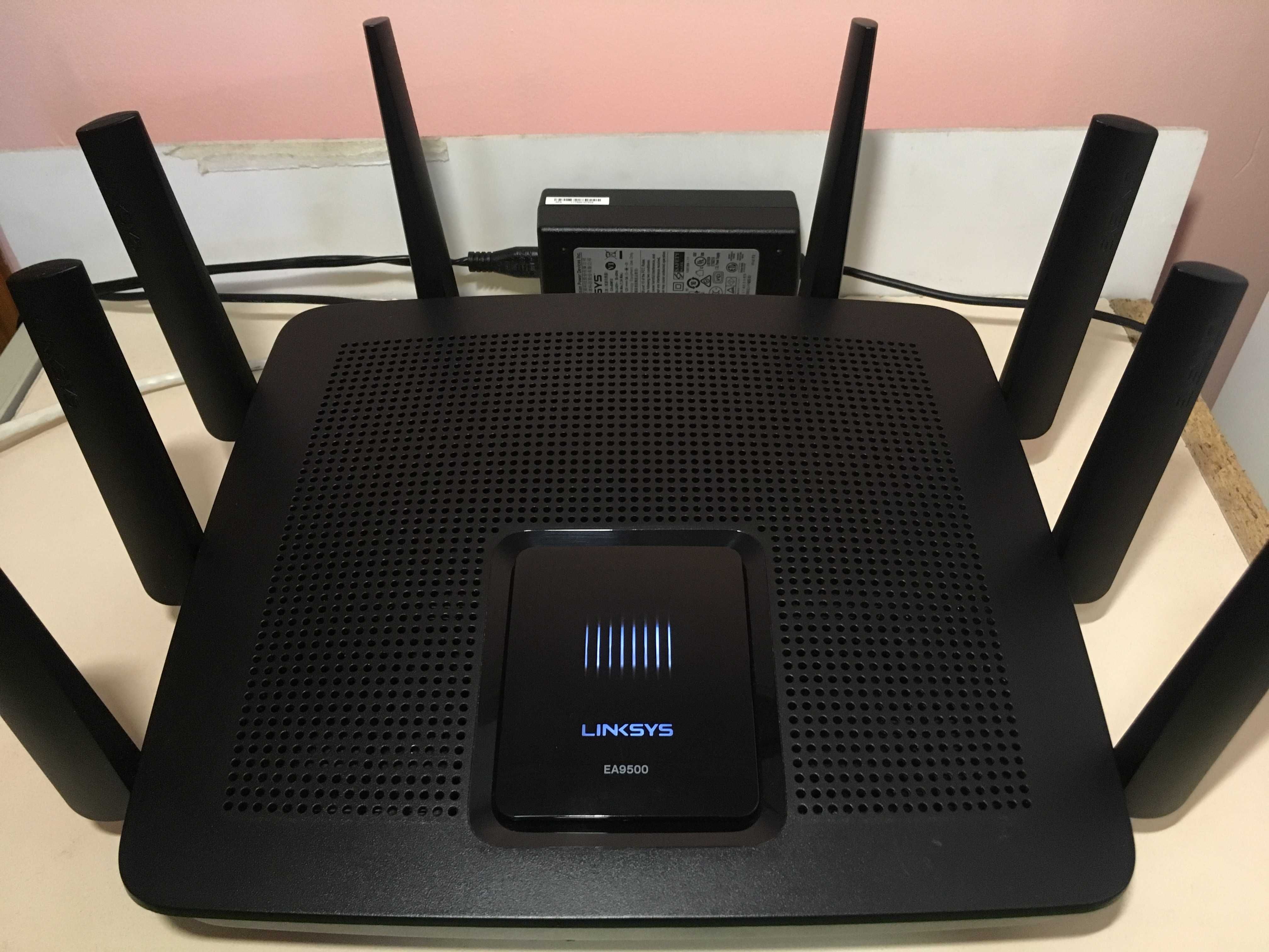 4K/HD TV LINKSYS AC5400 EA9500 QUAD-STREAM 4x4 MU-MIMO 3.0 WiFi Роутер