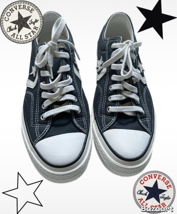 Converse emo punk 42 czarne biale tenisòwki All Star unisex