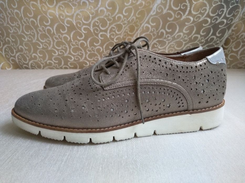 Туфли оксфорд серо золотистые НОВЫЕ mam zelle / mamzelle