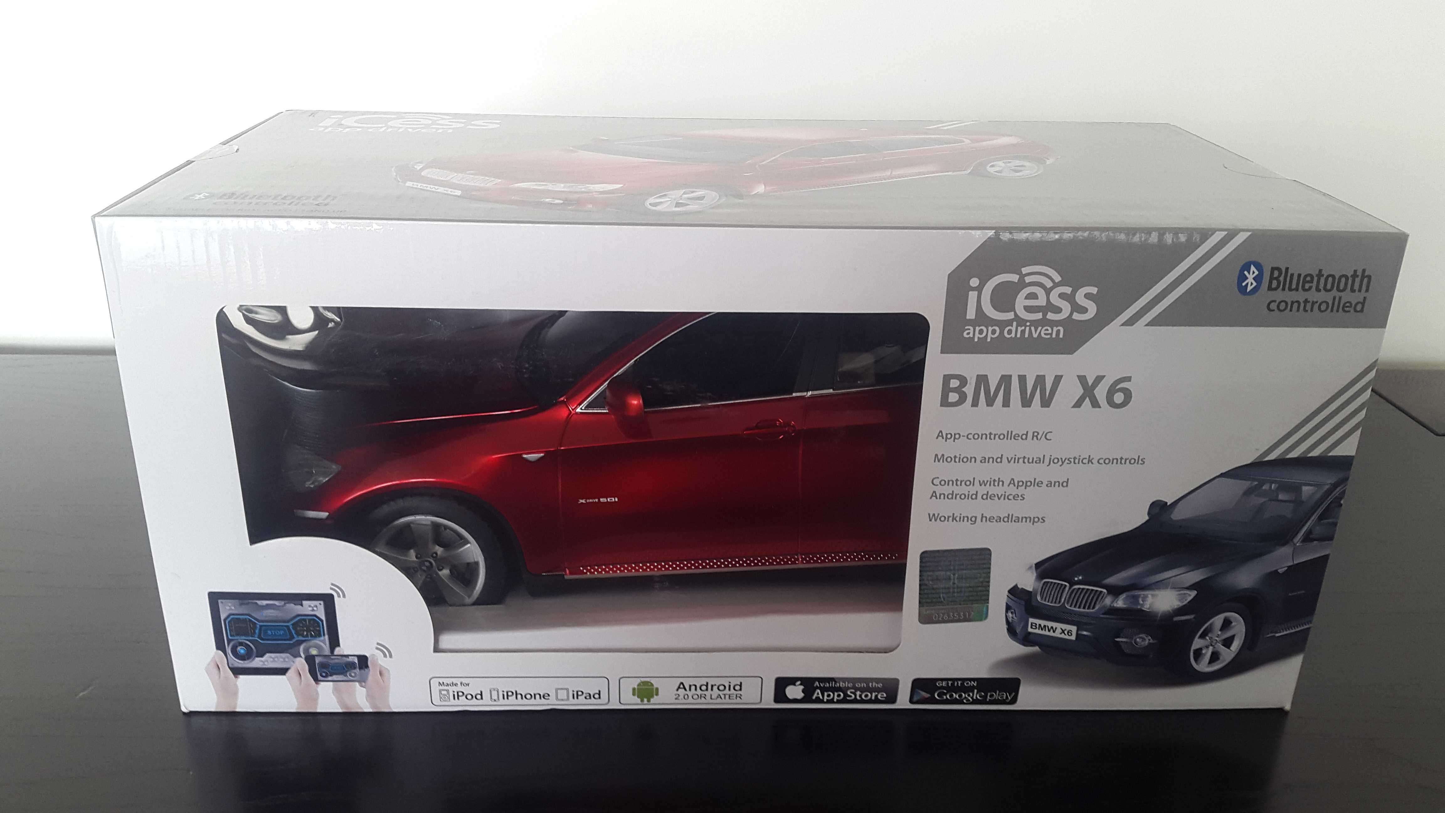 iCess BMW X6 zdalnie sterowany ze smartfona