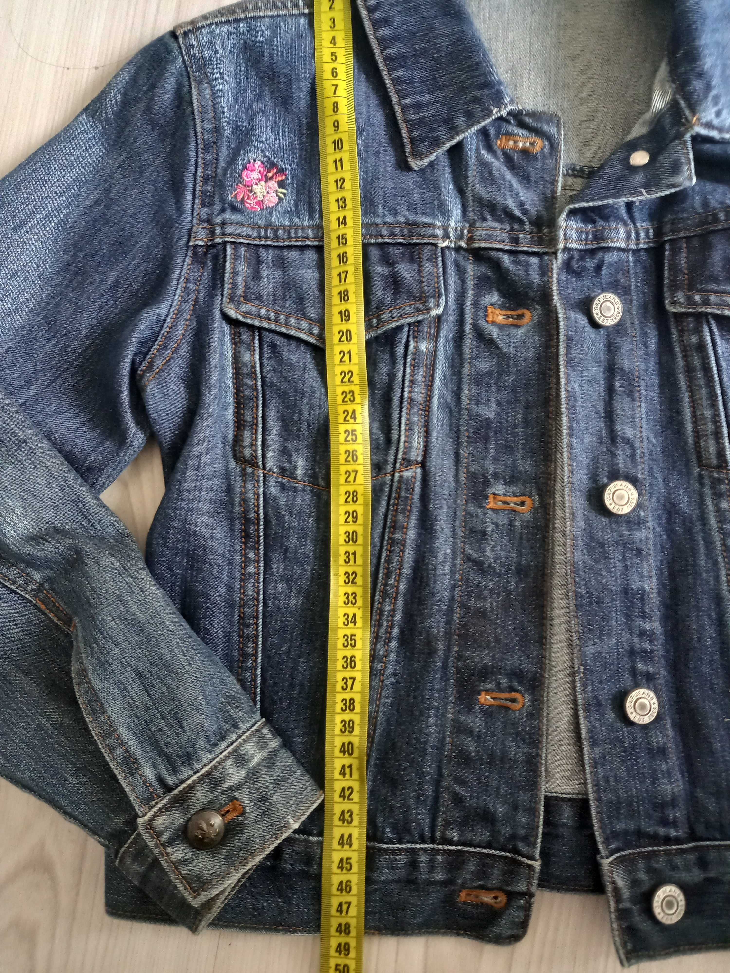 kurtka jeansowa dziewczęca ok.9-11 lat