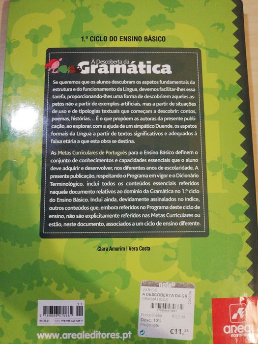 À Descoberta da Gramática- 1°ciclo