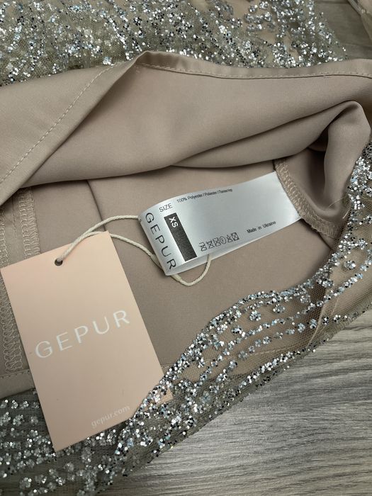 Нова неймовірна сяюча вечірня міні сукня від Gepur
