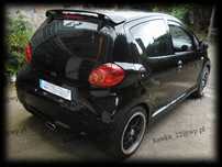 TOYOTA AYGO SPOJLER LOTKA SPOILER NA KLAPĘ PODKŁAD