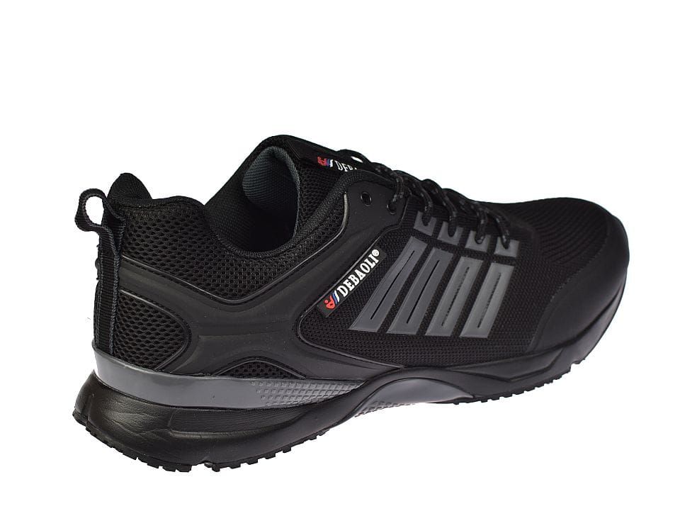 Duże buty sportowe męskie adidasy nadwymiarowe DBL 812-1 BK rozm 49