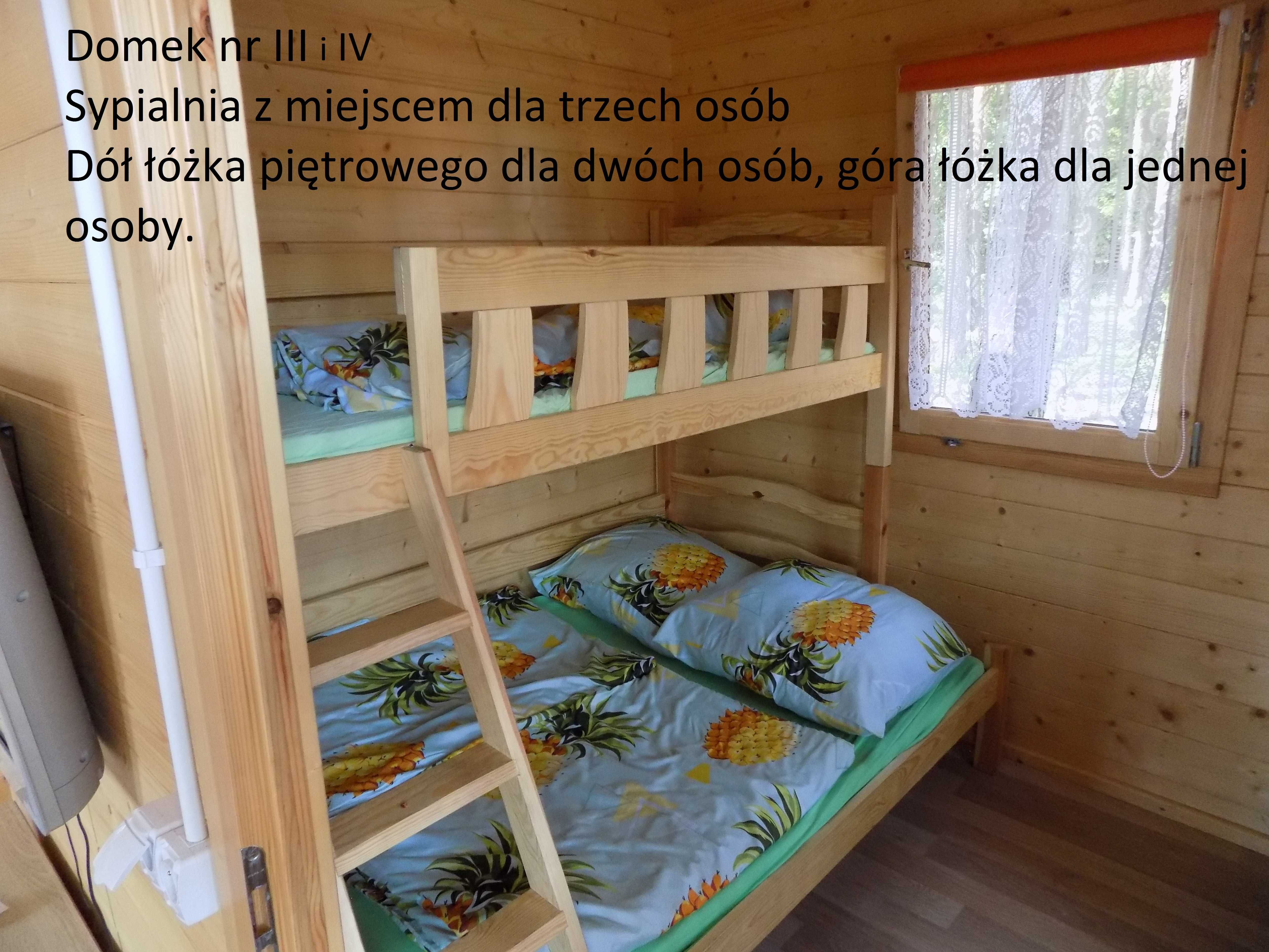 Domki letniskowe w lesie nad jeziorem - 6 osobowe - Zalew Nakło-Chechł