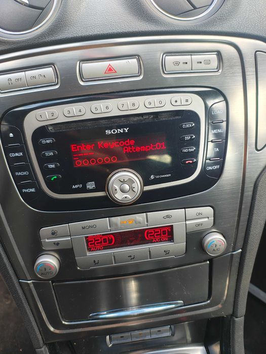 Ford Mondeo MK 4 Focus MK 2 lift radio Sony