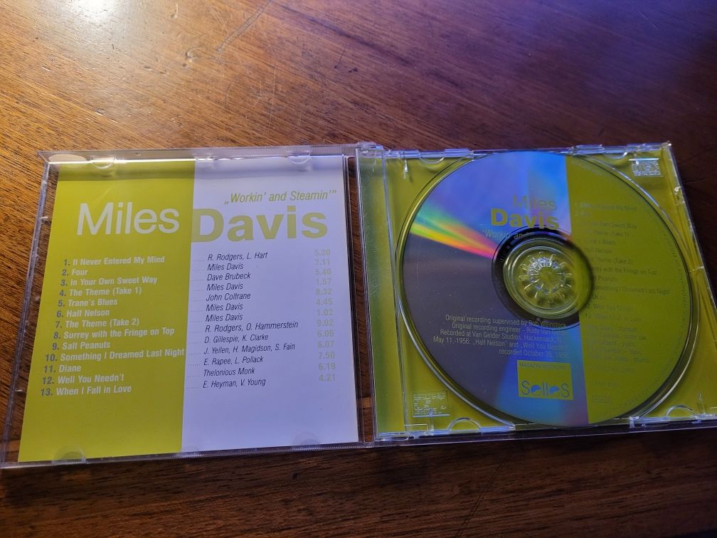 CD Miles Davis Workin' and Steamin SelleS Poland