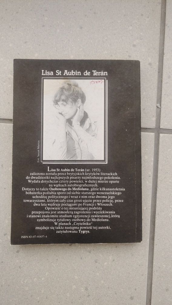 Osobowy do Mediolanu Lisa St Aubin de Teran