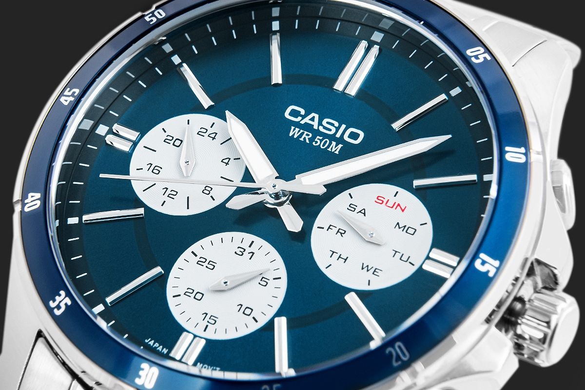 zegarek męski casio mtp-1374d-2a3vdf + box