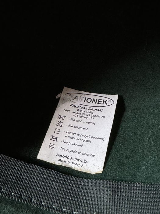 Kapelusz wełniany