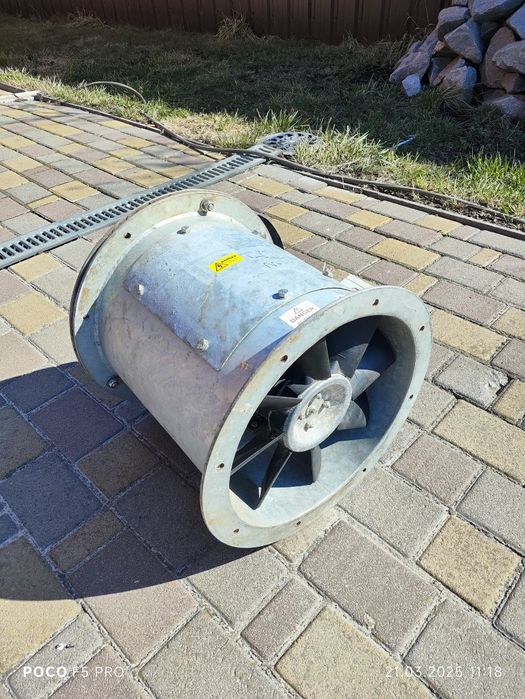 Канальний осьовий вентилятор Victoria Fans 43.5см