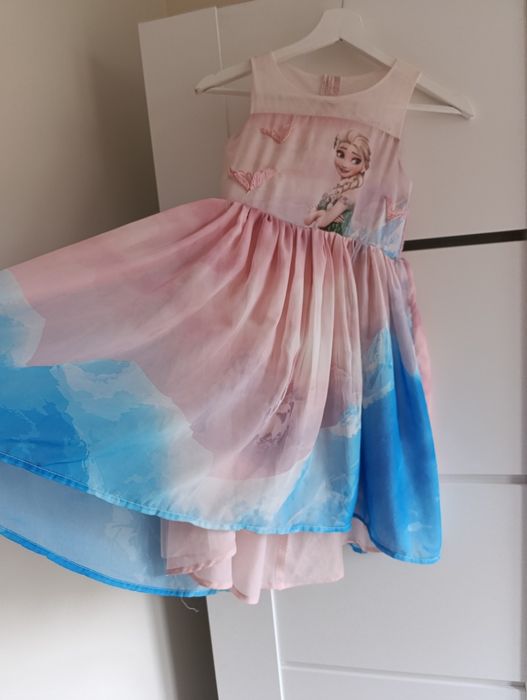 Sukienka kraina lodu Anna i elsa Frozen h&m
