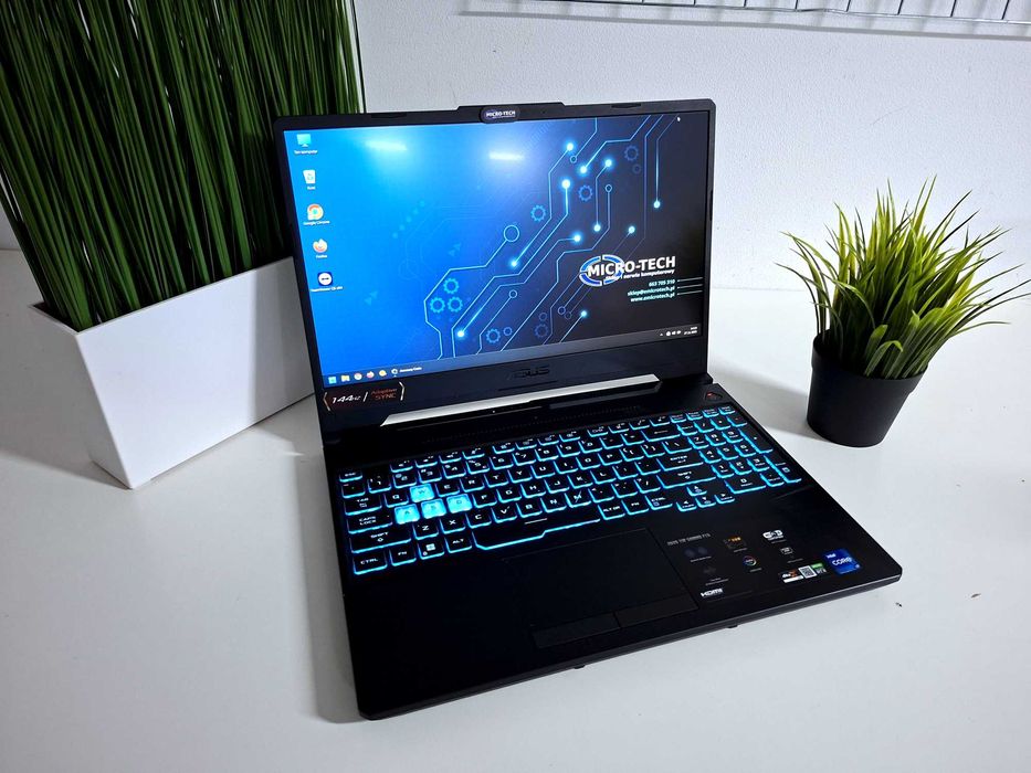 Laptop Asus TUF Gaming F15, 15,6 ", i7-11800H, RTX 3050TI, 16 GB, 1 TB