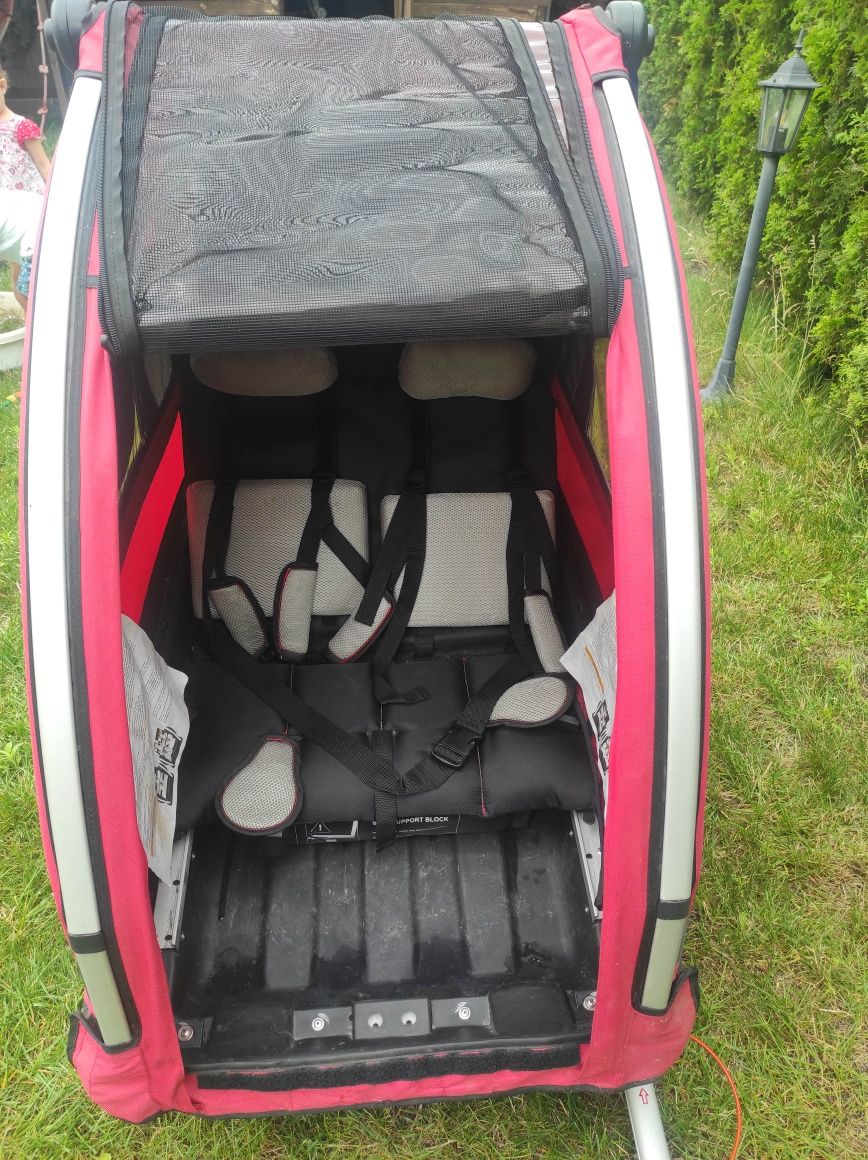 Przyczepka rowerowa Nordic cab Explorer dwuosobowa