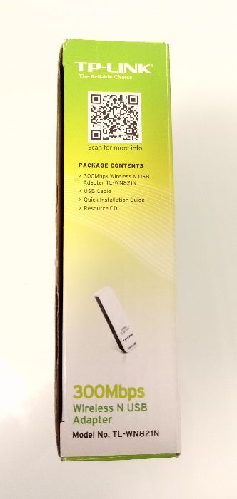 Adaptador WIRELESS TP-LINK 300 Mbps TL-WN821N