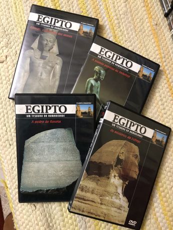 DVD’s e livros sobre o Egipto