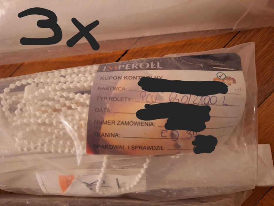 Roleta okienna biała