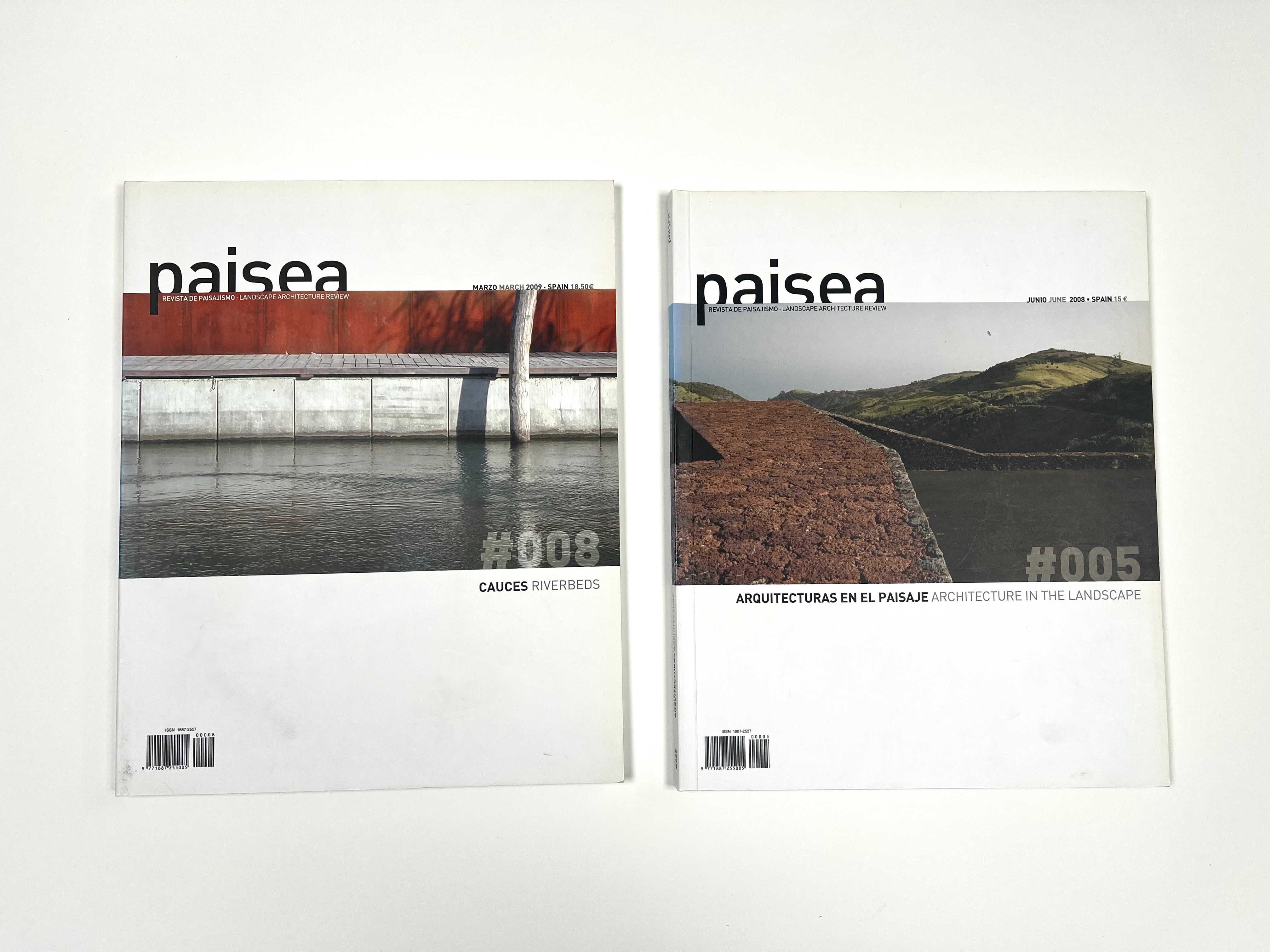 6 Revistas Paisea Landscape architecture / Revista Paisajismo