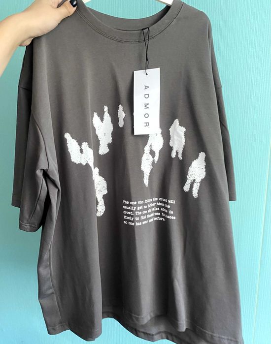 ADMOR Szary T-shirt