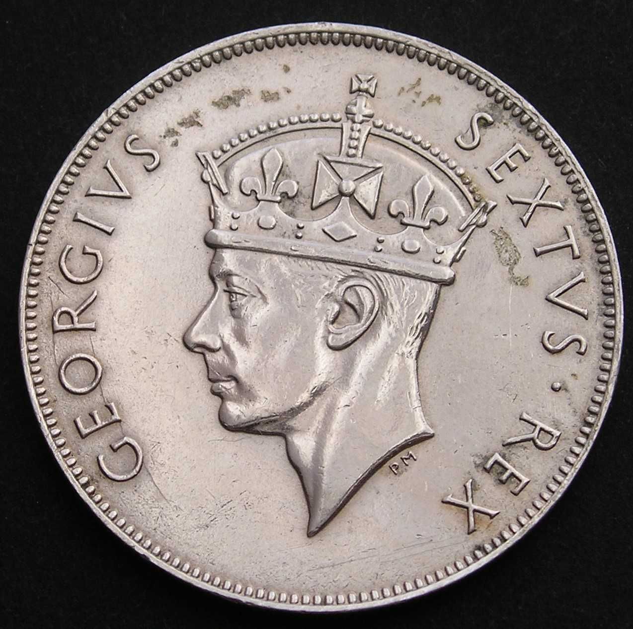 Brytyjska Afryka Wschodnia 1 shilling 1949 - Jerzy VI / lew