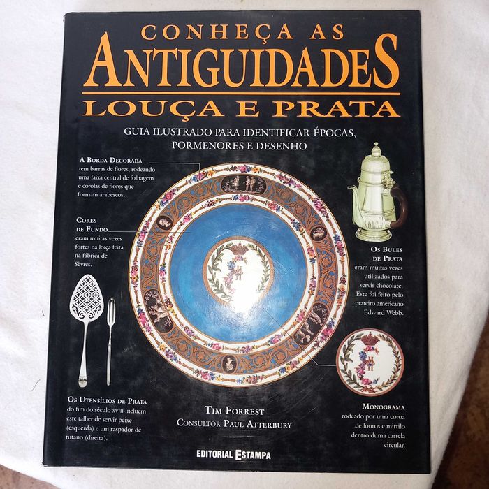 Livro Antiguidades de ouro e prata