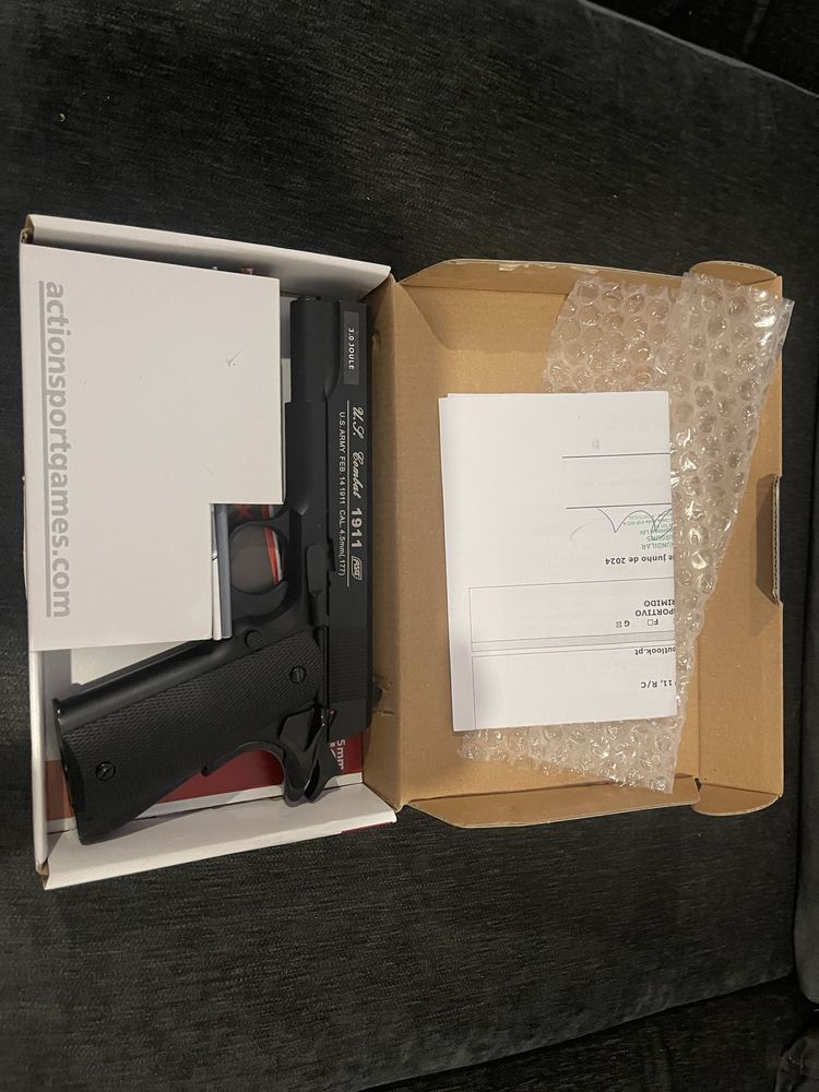 Pistola CO2 ASG 1911 US-C BLOWBACK 4.5mm (cal .177)