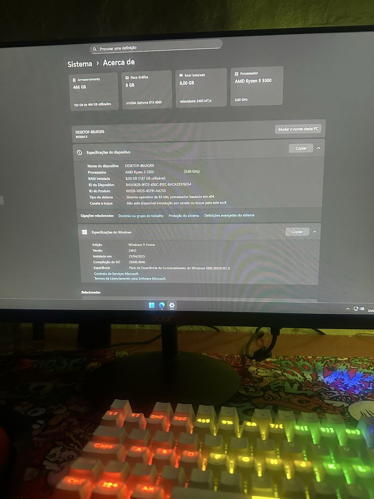 PC GAMING PROCESSADOR AMD RYZEN 55500