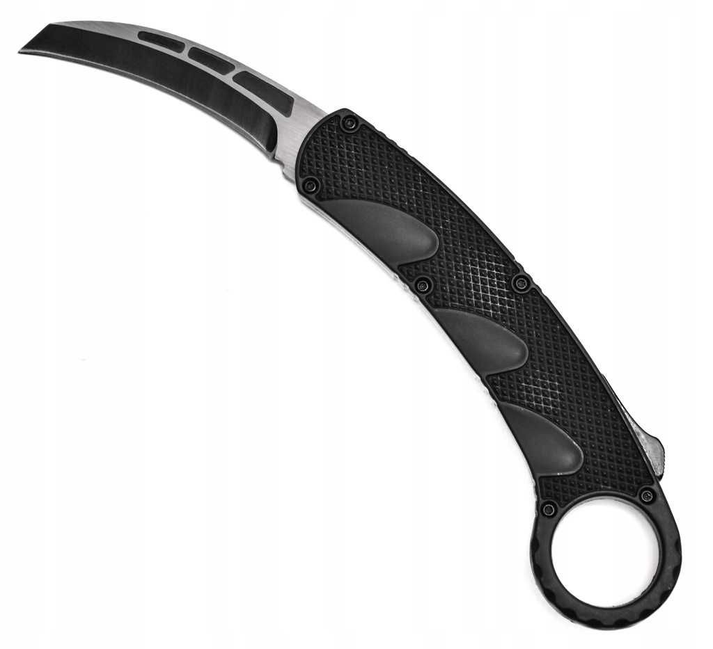 Nóż Sprężynowy Karambit Taktyczny OTF Militaria CS