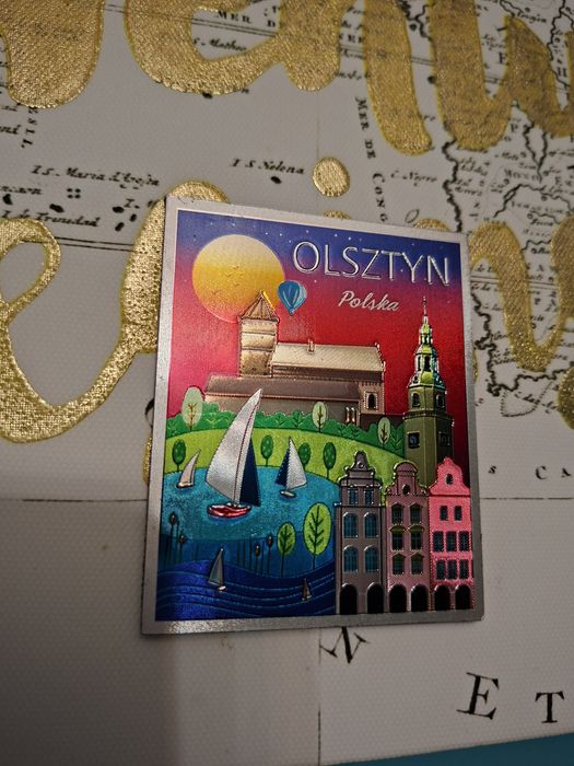 Kolorowy magnes Olsztyn Mazury