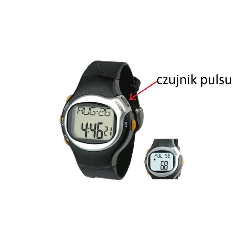 sp30 zegarek z pulsometrem biegi fitness sportowo