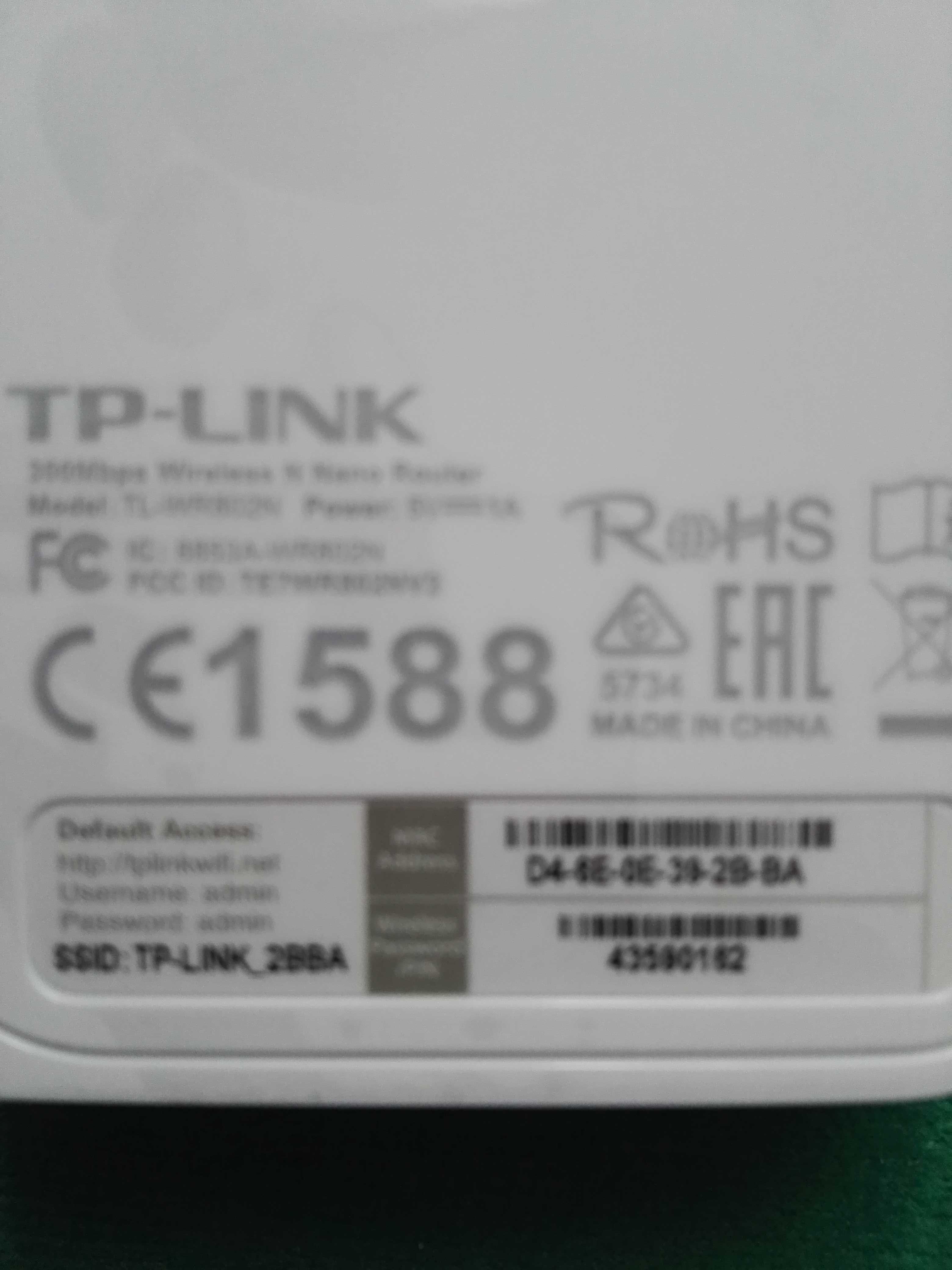 Router TP-Link TL-WR802N