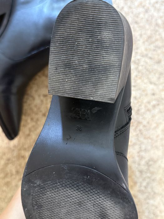 козаки/чоботи zara 36 розмір