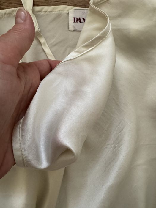 Шелковое платье комбинация