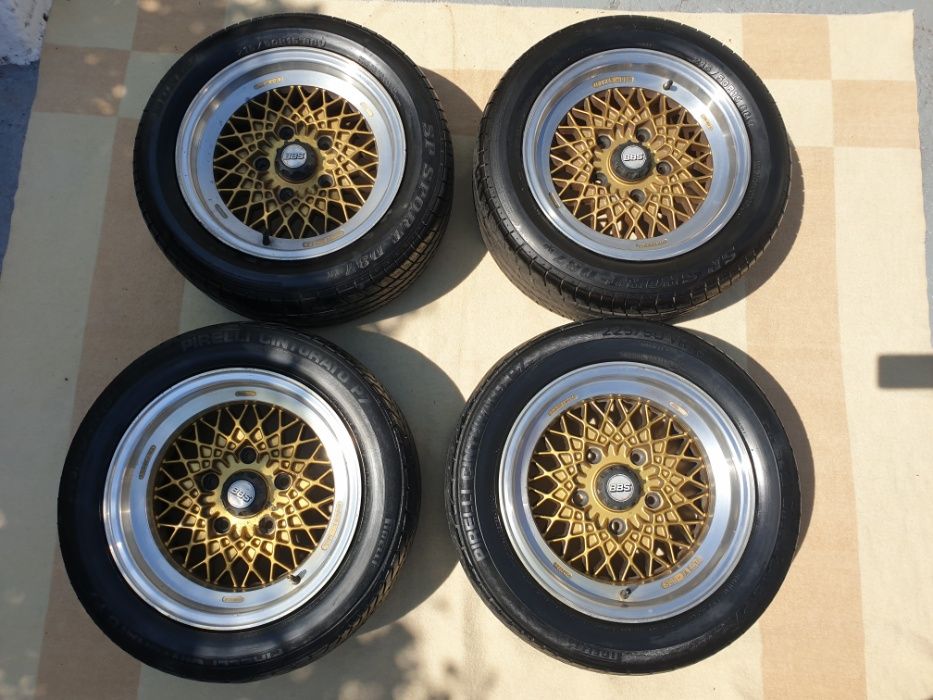 Jantes BBS Mahle Porsche Originais 7j 8j C/Pneus Aba Polida