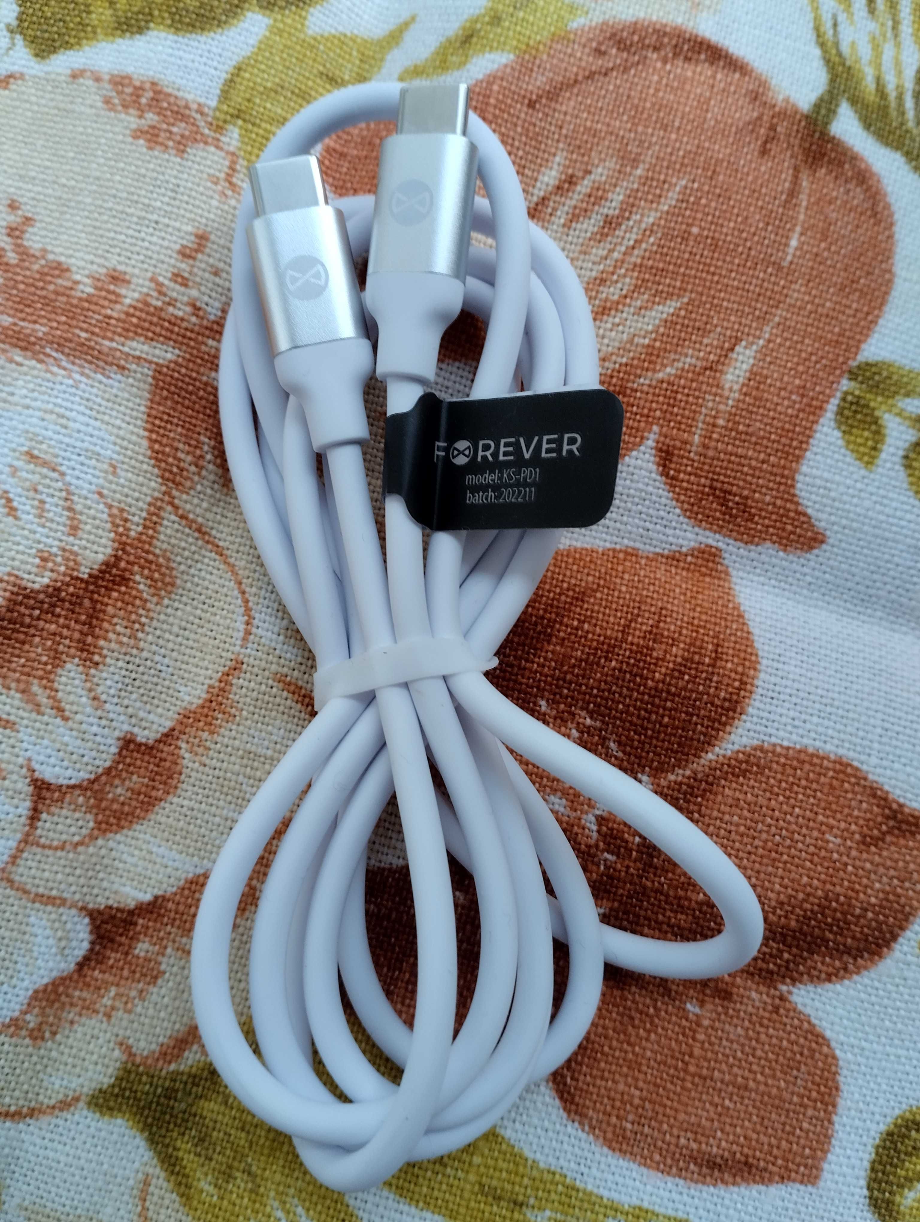 Nowy Kabel Forever HIGH Power USB-C / USB-C 25W  długość 1,5 m