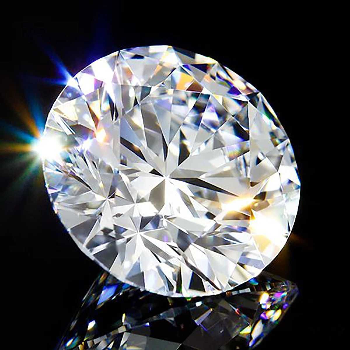 Moissanit 2,5ct 8,5mm VVS1 D Moissanite Excellent Certyfikat Brylant