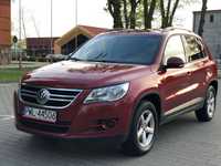 Volkswagen Tiguan 4x4 2.0 TDI CR 140 KM Automat 4motion Niski przebieg Zarejestrowany