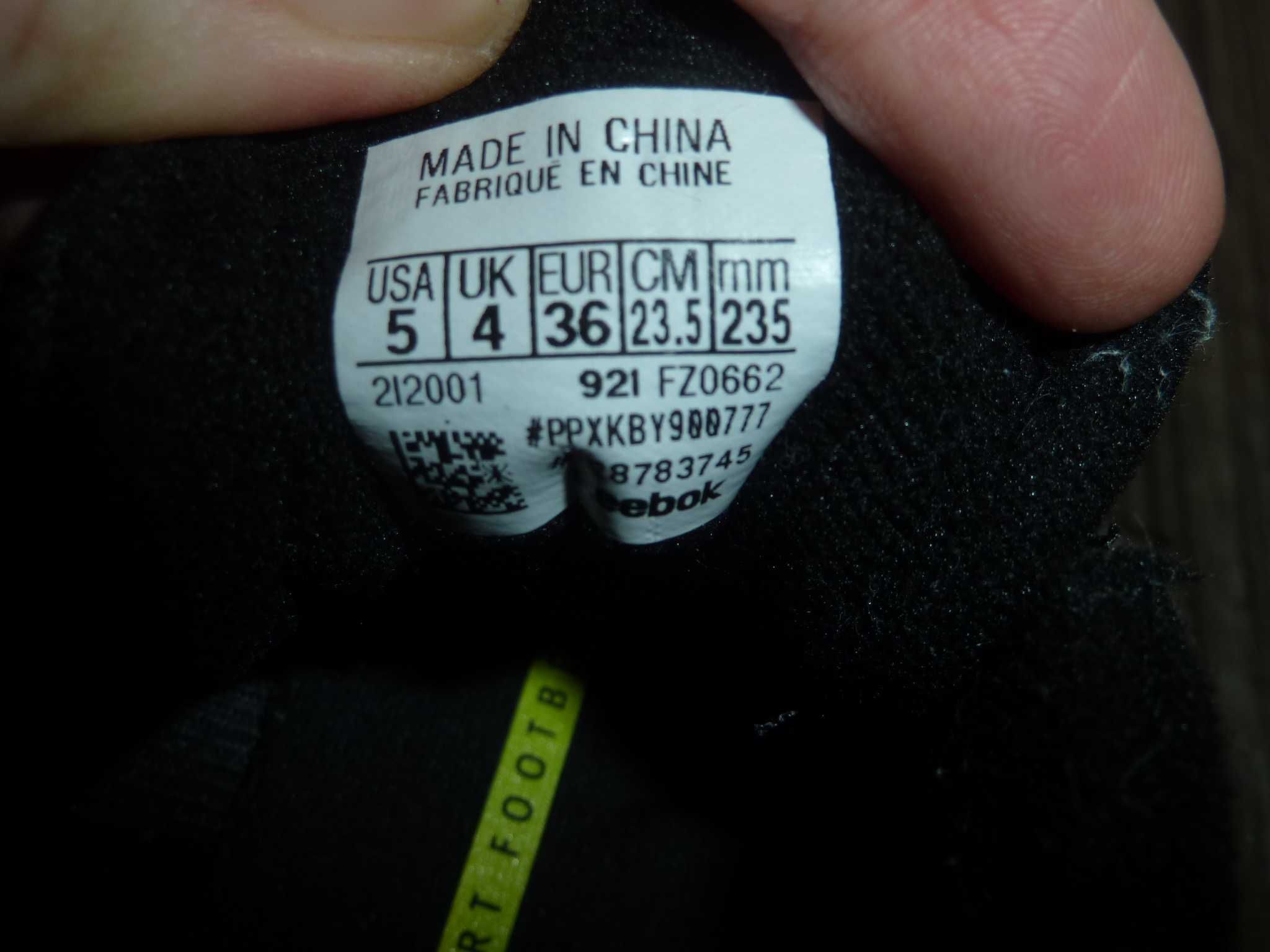 Reebok Кроссовки Рибок , р 36, UK 4, стелька 24 см